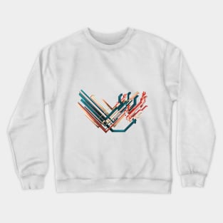 Lines and shapes Crewneck Sweatshirt